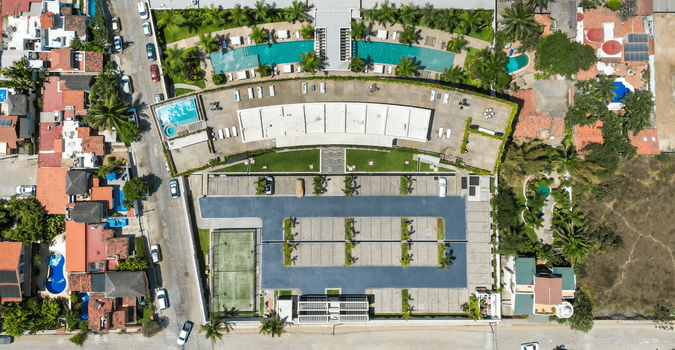 PRIVATE PARKING WITHIN THE DEVELOPMENT